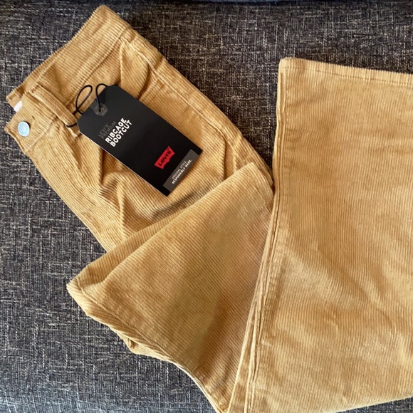 New LEVI'S RIBCAGE BOOTCUT high rise PANTS - Picture 10 of 10